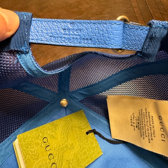 New Authentic Gucci Logo Baseball Hat Size L - Picture 16 of 16